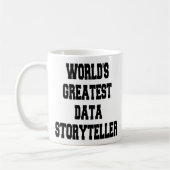Weltbester Data Storyteller Kaffeetasse (Links)