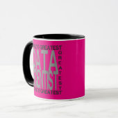 Weltbester Daten-Wissenschaftler im silbernen Text Tasse (Vorderseite Links)