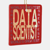 Weltbester Datenwissenschaftler Keramikornament (Rechts)