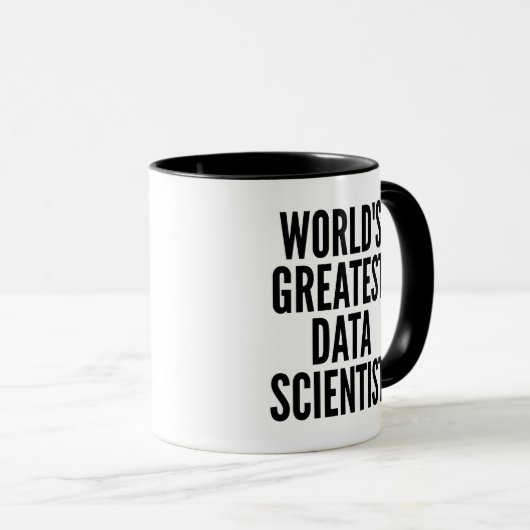 Weltbester Datenwissenschaftler Tasse (VorderseiteRechts)