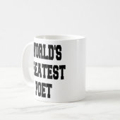 Weltbester Dichter Kaffeetasse (Vorderseite Links)
