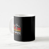 Weltbester Disc-Golf-Spieler Lustiger Frisbee Vint Kaffeetasse (Vorderseite Links)