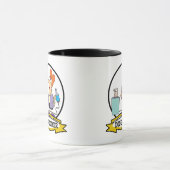 WELTBESTER DOG GROOMER FRAUEN CARTOON TASSE (Zentrum)
