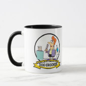 WELTBESTER DOG GROOMER FRAUEN CARTOON TASSE (Links)