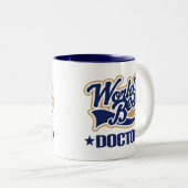 Weltbester Doktor Zweifarbige Tasse (VorderseiteRechts)