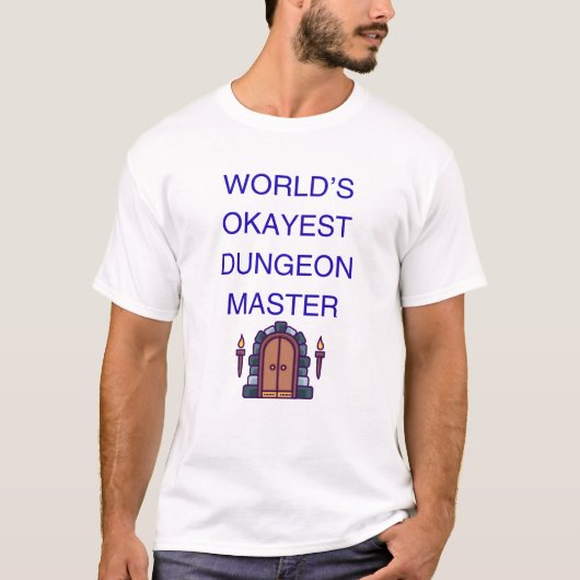 Weltbester Dungeon Master | Lustiges DM-Geschenk T-Shirt (Vorderseite)