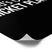 Weltbester durchschnittlicher Cricket-Spieler - Poster (Ecke)