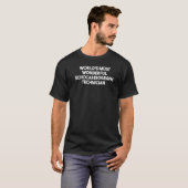 Weltbester Echokardiograph-Techniker T-Shirt (Vorne ganz)