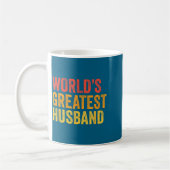 Weltbester Ehemann Kaffeetasse (Links)