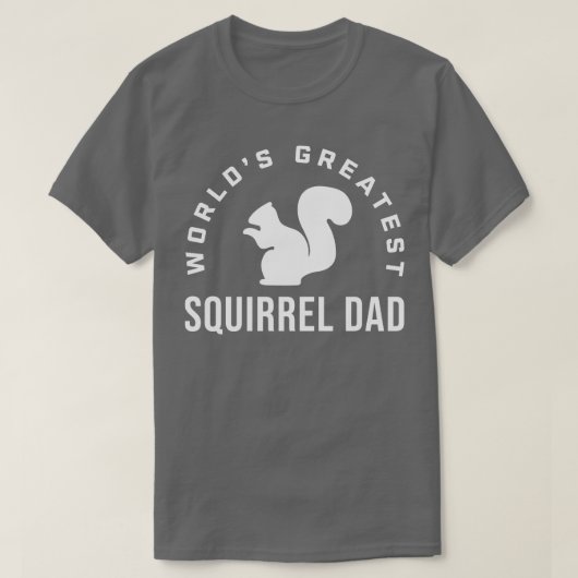 Weltbester Eichhörnchen-Vater Funny Squirrel Männe T-Shirt (Design vorne)