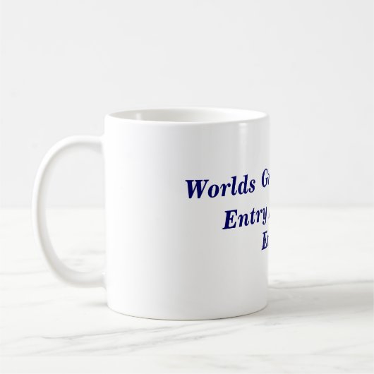 Weltbester Eingangsstufe-Angestellter Kaffeetasse (Links)