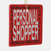Weltbester Einzelhändler Keramikornament (Rechts)