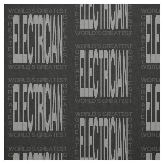 Weltbester Elektriker Stoff (Muster)