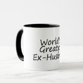 weltbester Ex-Ehemann Tasse (Vorderseite Links)