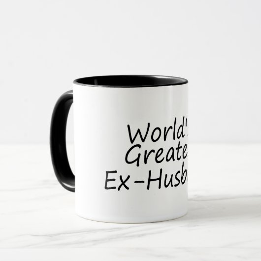 weltbester Ex-Ehemann Tasse (Vorderseite Links)