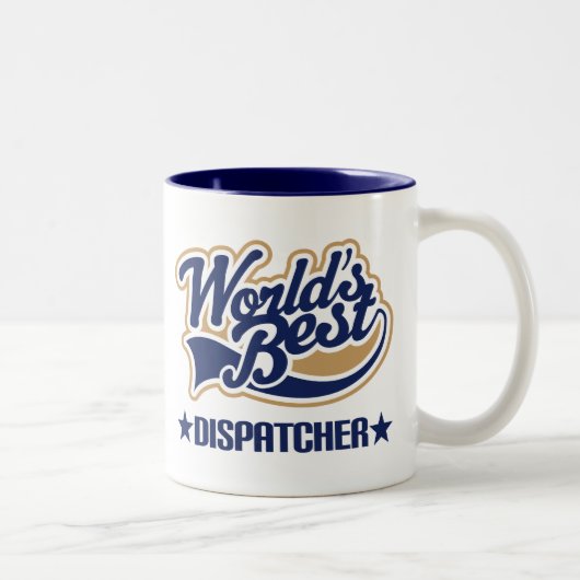 Weltbester Fahrdienstleiter Zweifarbige Tasse (Rechts)