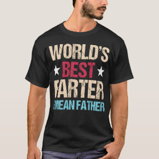 Weltbester Farter- oder Vatertag Vintag T-Shirt