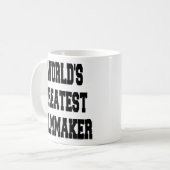 Weltbester Filmemacher Kaffeetasse (Vorderseite Links)