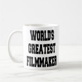 Weltbester Filmemacher Kaffeetasse (Links)