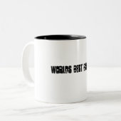 Weltbester Freund Zweifarbige Tasse (Vorderseite Links)