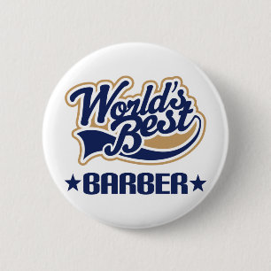 Weltbester Friseur Button