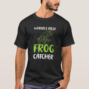 weltbester Froschfänger Froschjäger und Ochsenfros T-Shirt