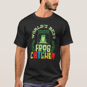 Weltbester Froschfänger Hunter Kids Mädchen Jungen T-Shirt
