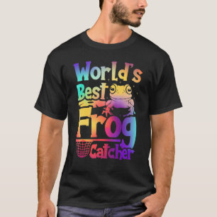 Weltbester Froschfänger Jäger Kinder Mädchen Junge T-Shirt