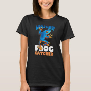Weltbester Froschfänger Kinder Junge und Mädchen T-Shirt