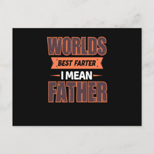 Weltbester Fürzer ich meine Vater - Großartigster  Postkarte