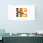 Weltbester Furzer Lustiger Vater Bär Banner (Messeveranstaltung)