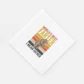 Weltbester Furzer Lustiger Vater Bär Serviette (Ecke)