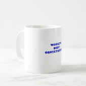 Weltbester Geburtshelfer Kaffeetasse (Vorderseite Links)