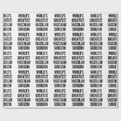 Weltbester Gefäßchirurg Geschenkpapier (Flach)