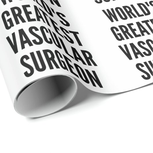 Weltbester Gefäßchirurg Geschenkpapier (Rolleneckpunkt)