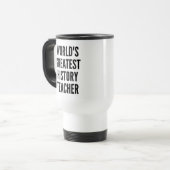 Weltbester Geschichtslehrer Reisebecher (Vorderseite Links)