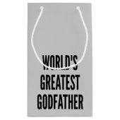 Weltbester Godvater Kleine Geschenktüte (Rückseite)