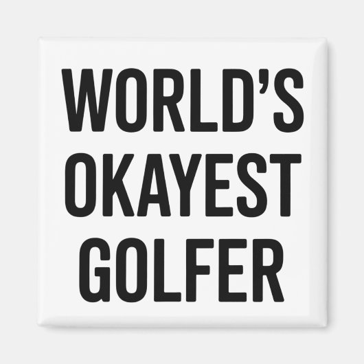 Weltbester Golf Vater Vatertag Golfen Magnet (Vorne)