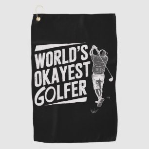 Weltbester Golfer Lustiger Golf Liebhaber Golfen Golfhandtuch