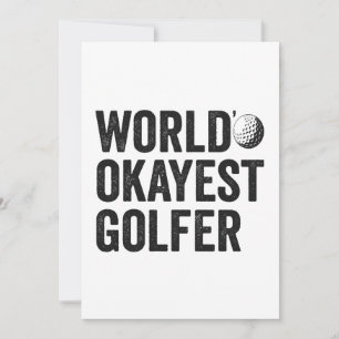 Weltbester Golfer Lustiges Golf Sportliebhaber  Einladung
