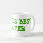 WELTbester GOLFSPIELER Kaffeetasse (VorderseiteRechts)