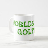 WELTbester GOLFSPIELER Kaffeetasse (Vorderseite Links)