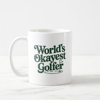 Weltbester Golfspieler Retro-Golf-Humor Kaffeetasse