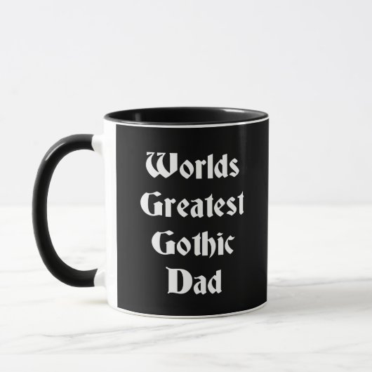 Weltbester gotischer Vater Tasse (Links)