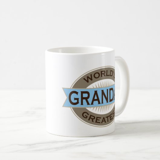 Weltbester Grandad Kaffeetasse (VorderseiteRechts)