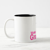 Weltbester Großmutter-Pfeil Zweifarbige Tasse (Links)