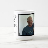 Weltbester Großvater mit Bild Kaffeetasse (Mittel)