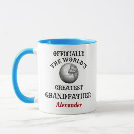 Weltbester Großvater Name Großvater hinzufügen Tasse