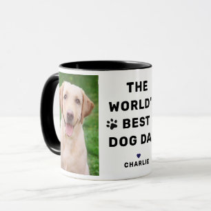 Weltbester Hundedaddy-Foto Navy Tasse