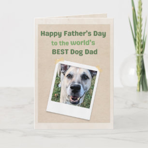 Weltbester Hundedaddy Lustiger Hund zum Vatertag Karte